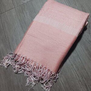 Pashmina Pink Paisley Scarf Wrap